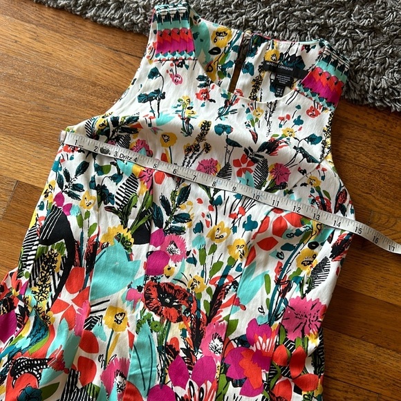 Maggie London Cocktail Dress with Colorful Florals Size 2 - Picture 2 of 10